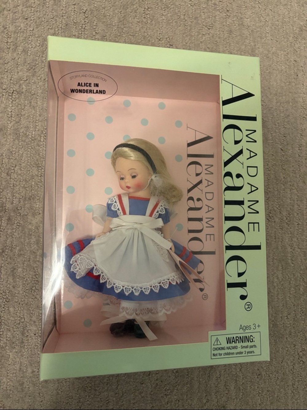 Madame Alexander Alice In Wonderland Doll, BNIB